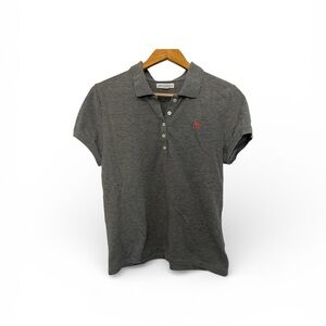 Gray Polo Shirt Womens Size XL